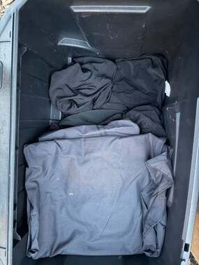 Bulk Lot of Black Spandex Tableclothes
